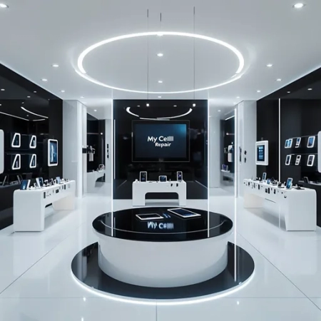 cell phone shop design