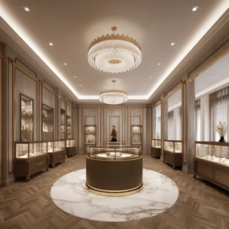 Jewellery shop design in United Kingdom