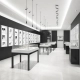 Jewelry store interior design modern retail large