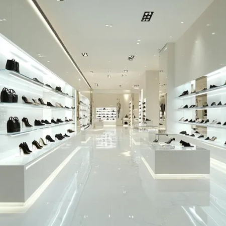 Retail Shoes Shop Interior Design Iran