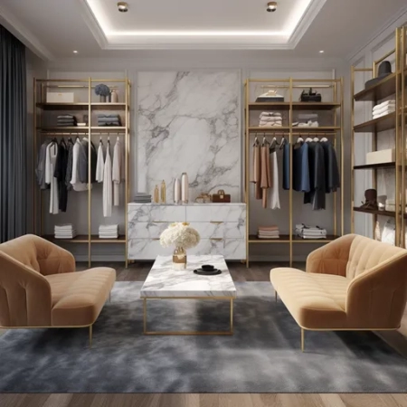 Menswear Display Interior Design