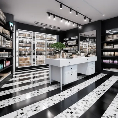 High end cosmetic shop display shop decoration design