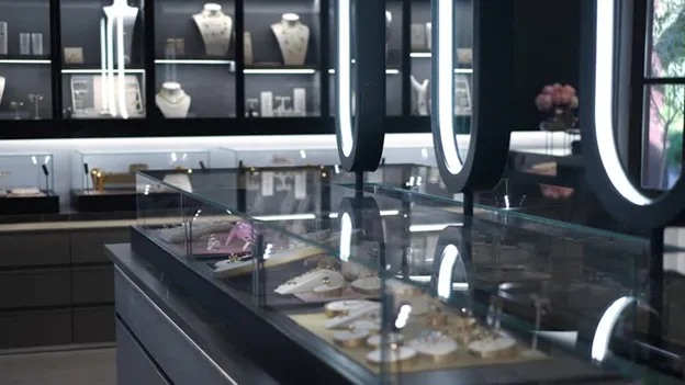 Jewelry showcases