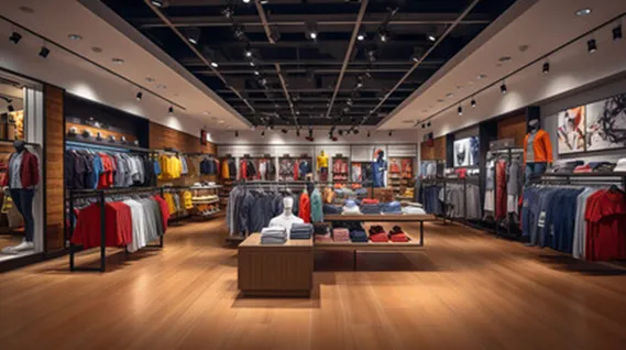 Clothing store display